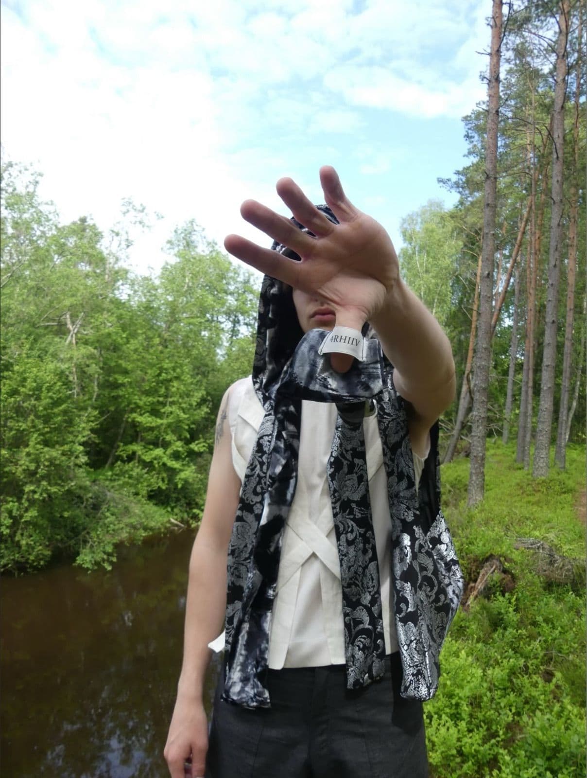 HOODED SCARF view 2